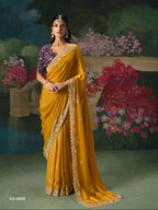 Yellow Royal Amber Saree