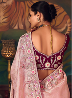 The 'Blush Regal Brocade' Saree (SA-465 GS-98)