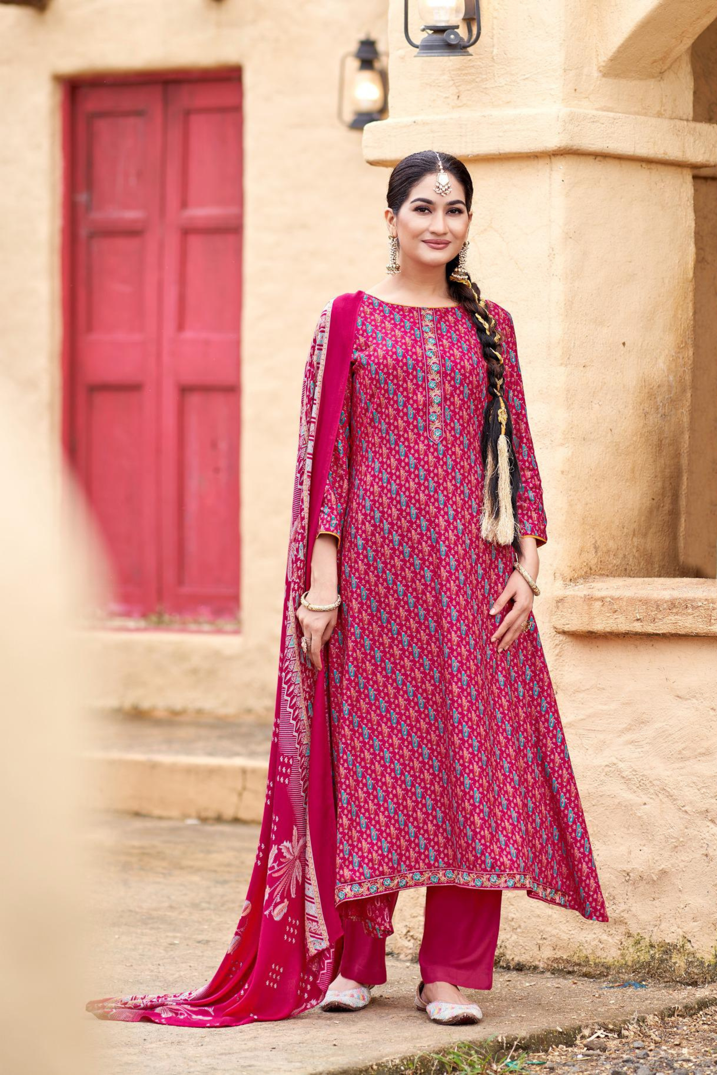 'Sohini Shawl' Collection: Pure Pashmina Suits (D-39)