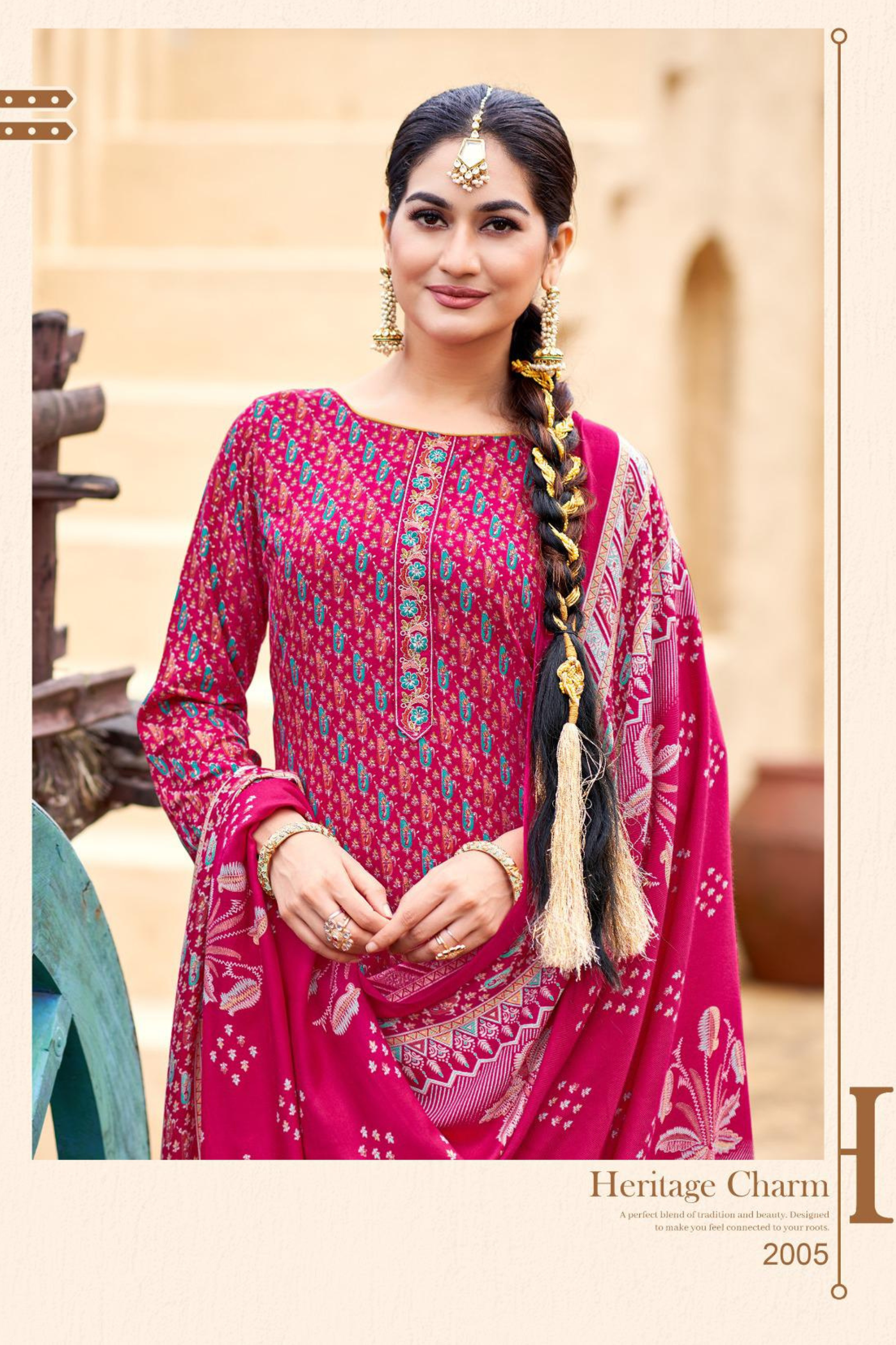 'Sohini Shawl' Collection: Pure Pashmina Suits (D-39)