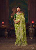 The 'Lime Forest' Saree (SA-466 GS-98)