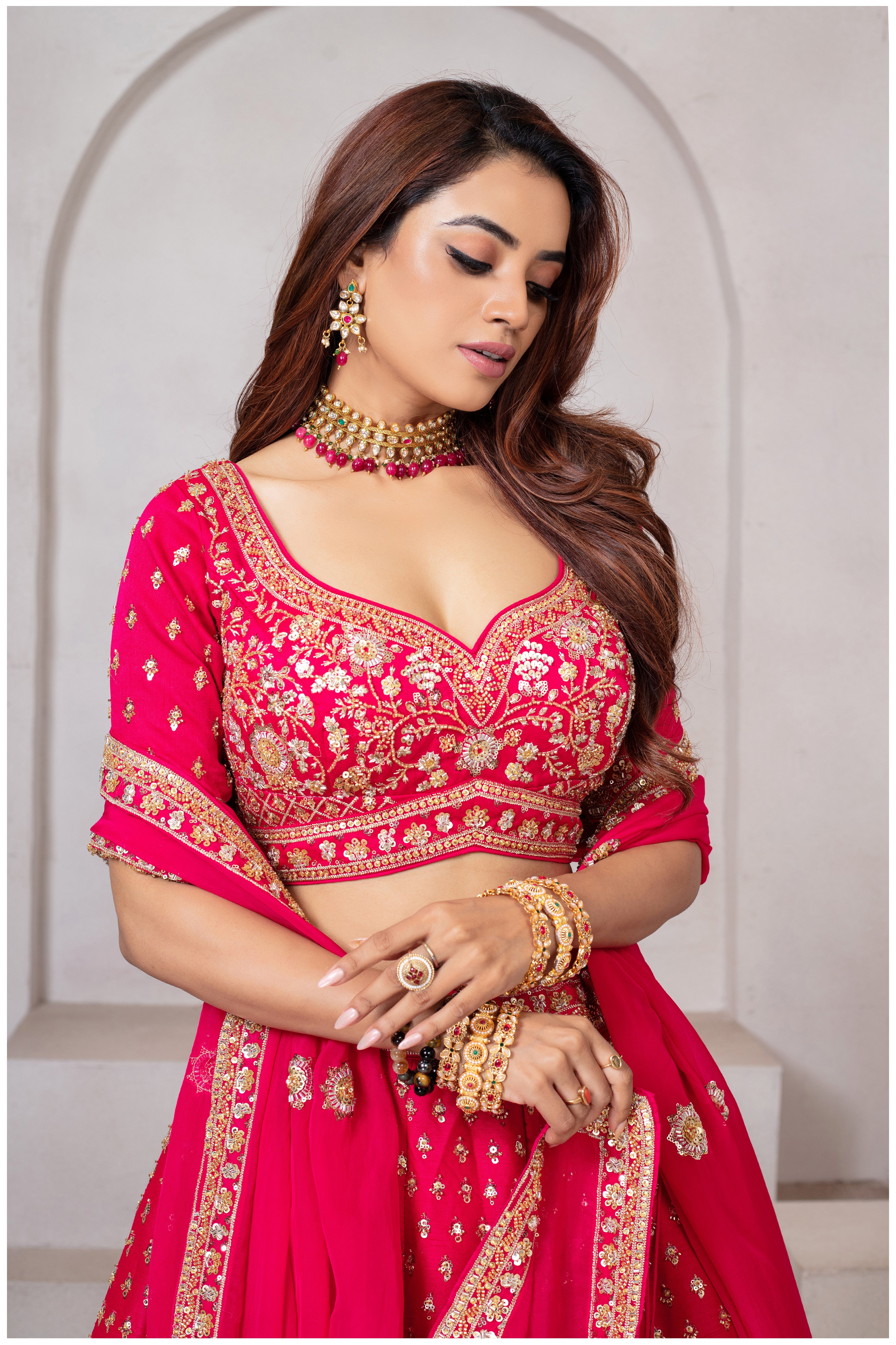 Floral Majesty Lehenga (15013 GA-39)