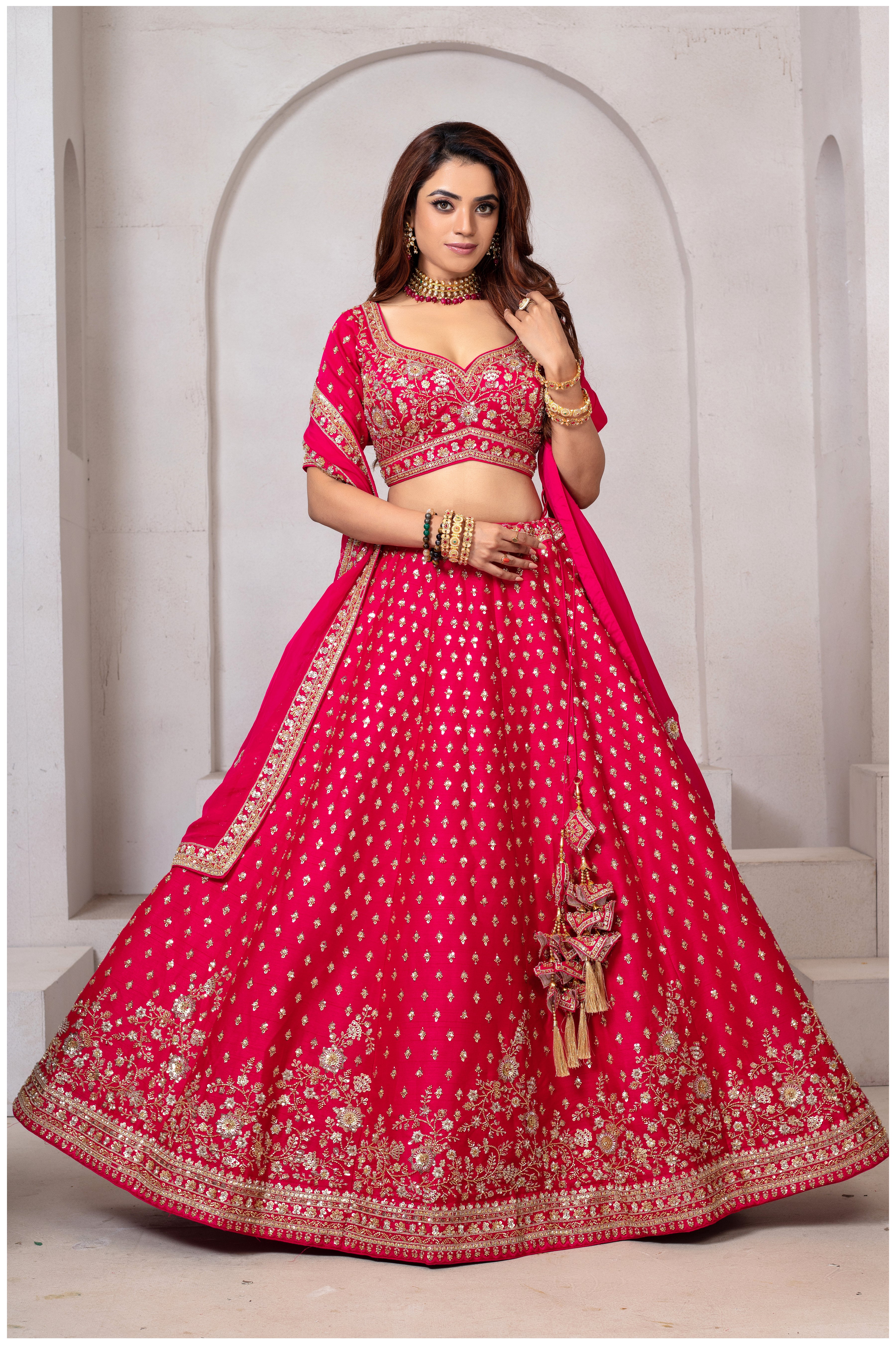 Floral Majesty Lehenga (15013 GA-39)