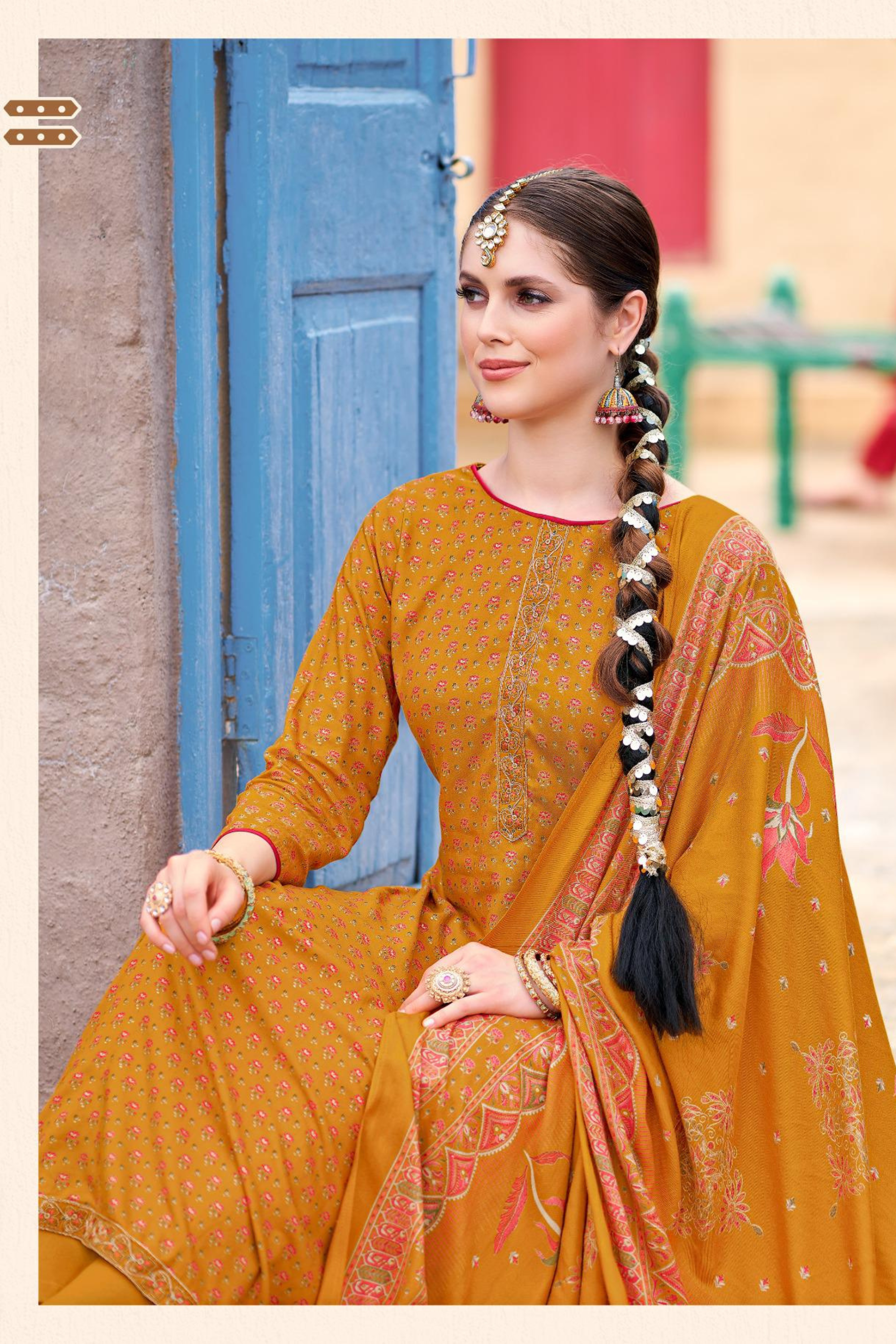 'Sohini Shawl' Collection: Pure Pashmina Suits (D-39)