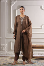 Rani-colored kurti set (25-1942 R-7)