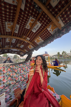 Royal Crimson Cotton Kurta Set