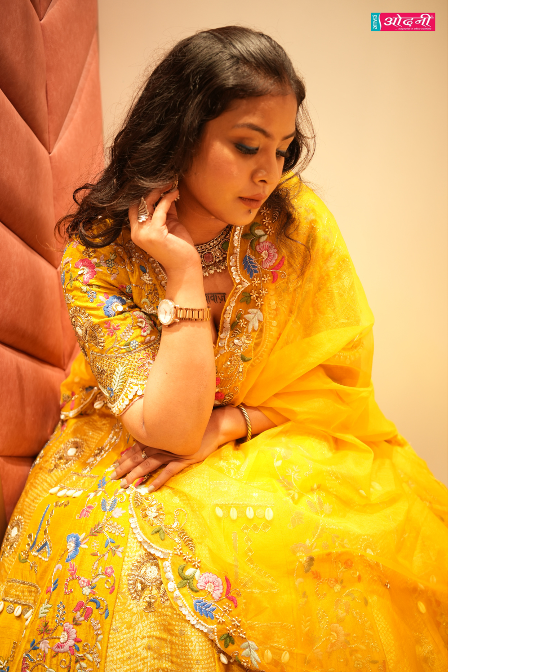 Saffron Sunshine Lehenga (918-A D-17)