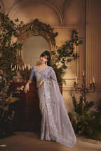 The 'Muted Meadow' Saree (5491 GS-98)