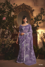 The 'Lavender Haze' Saree (5482 GS-98)