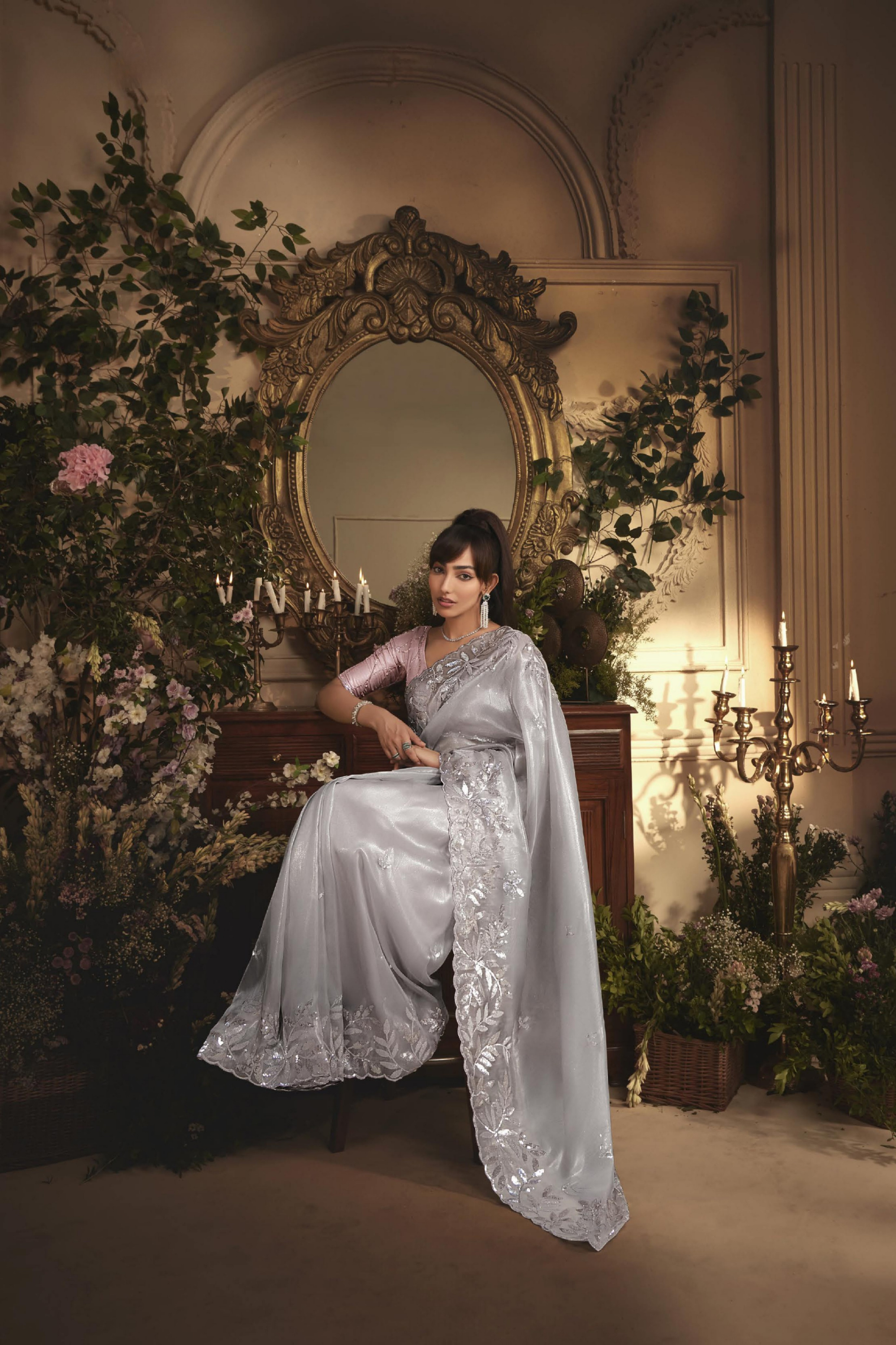 The 'Sterling Sheen' Saree (5488 GS-98) Main image