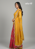 Half-and-Half Saree (7336 B-98)