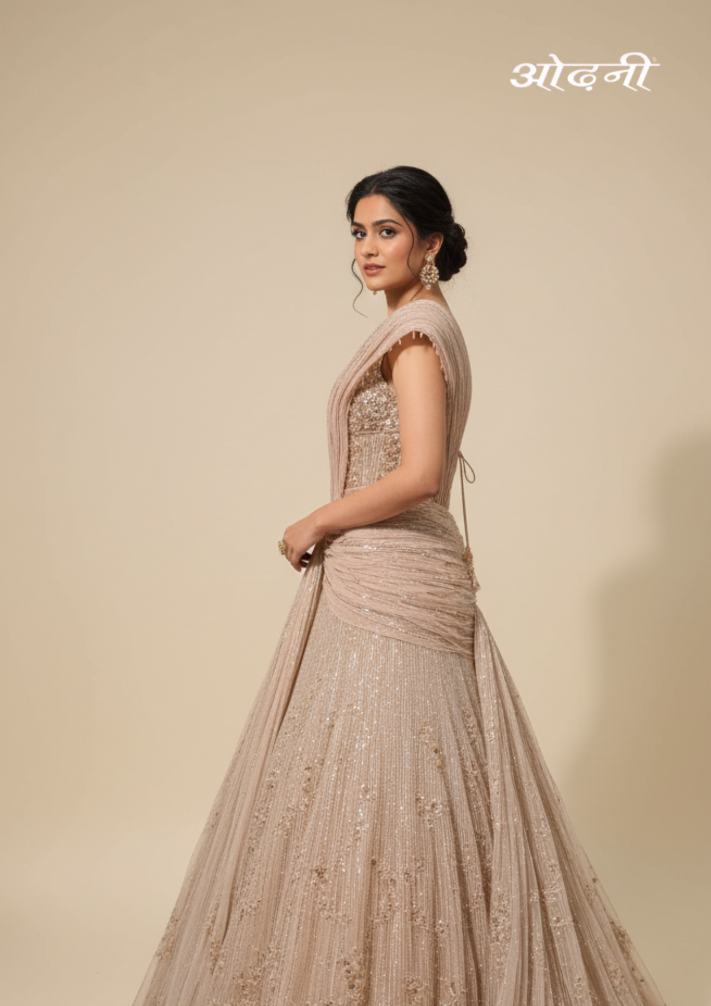 Elegant modern gown (DC-25014 D-56)