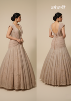 Elegant modern gown (DC-25014 D-56)