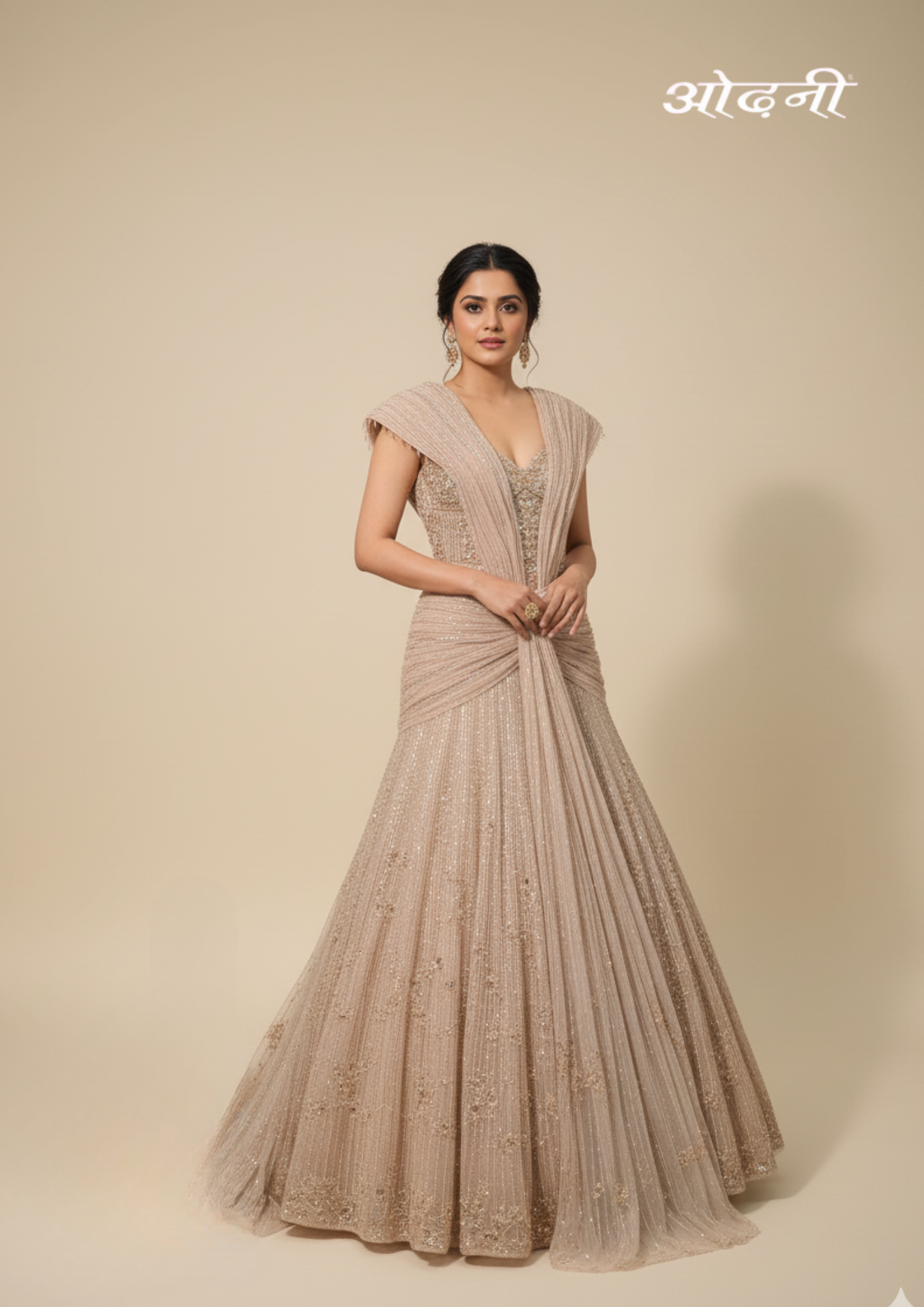 Elegant modern gown (DC-25014 D-56)