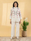 Hand-Embroidered Linen Co-ord Set