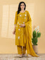 The Saffron Bloom Silk Set