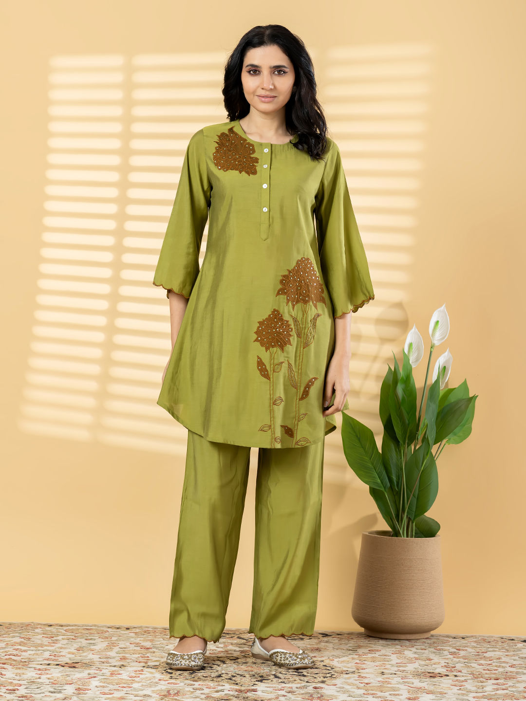 The Mehendi Bloom Co-ord Set
