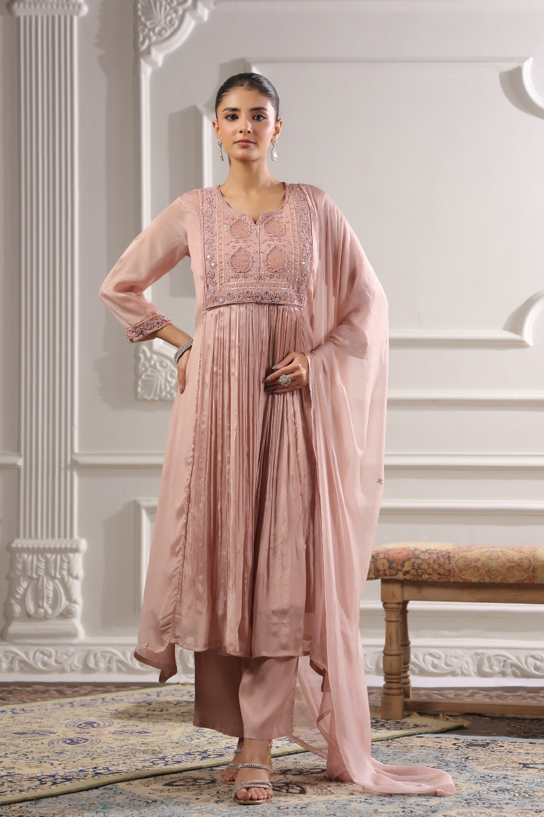 Blush Serenity Anarkali Suit (25-2076 R-7) Main image