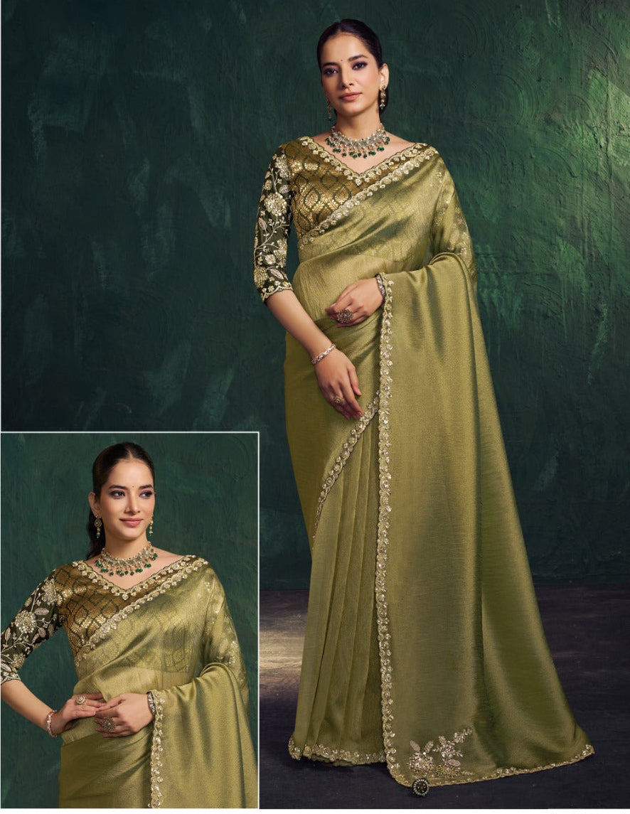 Verdant Zari Handwork Grace (26209RB GS-140)