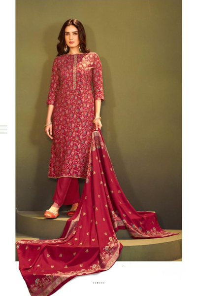 SUNRISE 'Safar Winter' Collection: Viscose Pashmina Suits (D-39)