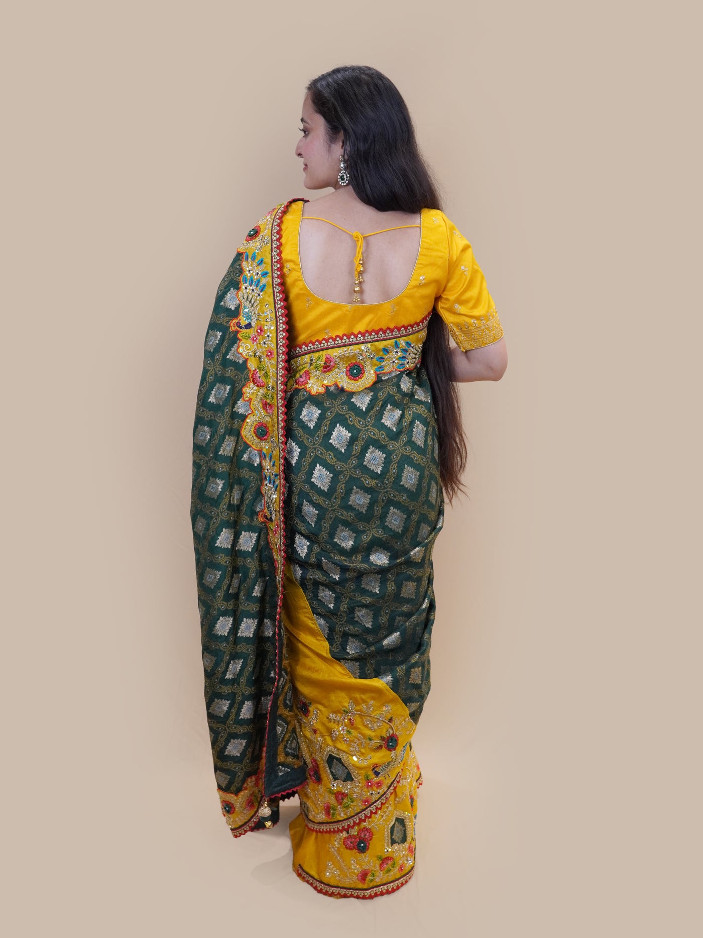 Forest Brocade Grandeur Silk Saree (HOUSEFULL-66 GS-43)