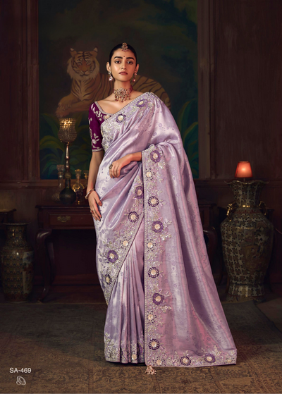 The 'Lavender silk Dream' Saree (SA-469 GS-98)