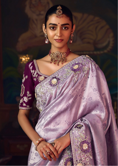 The 'Lavender silk Dream' Saree (SA-469 GS-98)