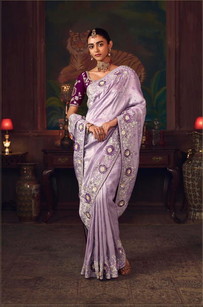 The 'Lavender silk Dream' Saree (SA-469 GS-98)