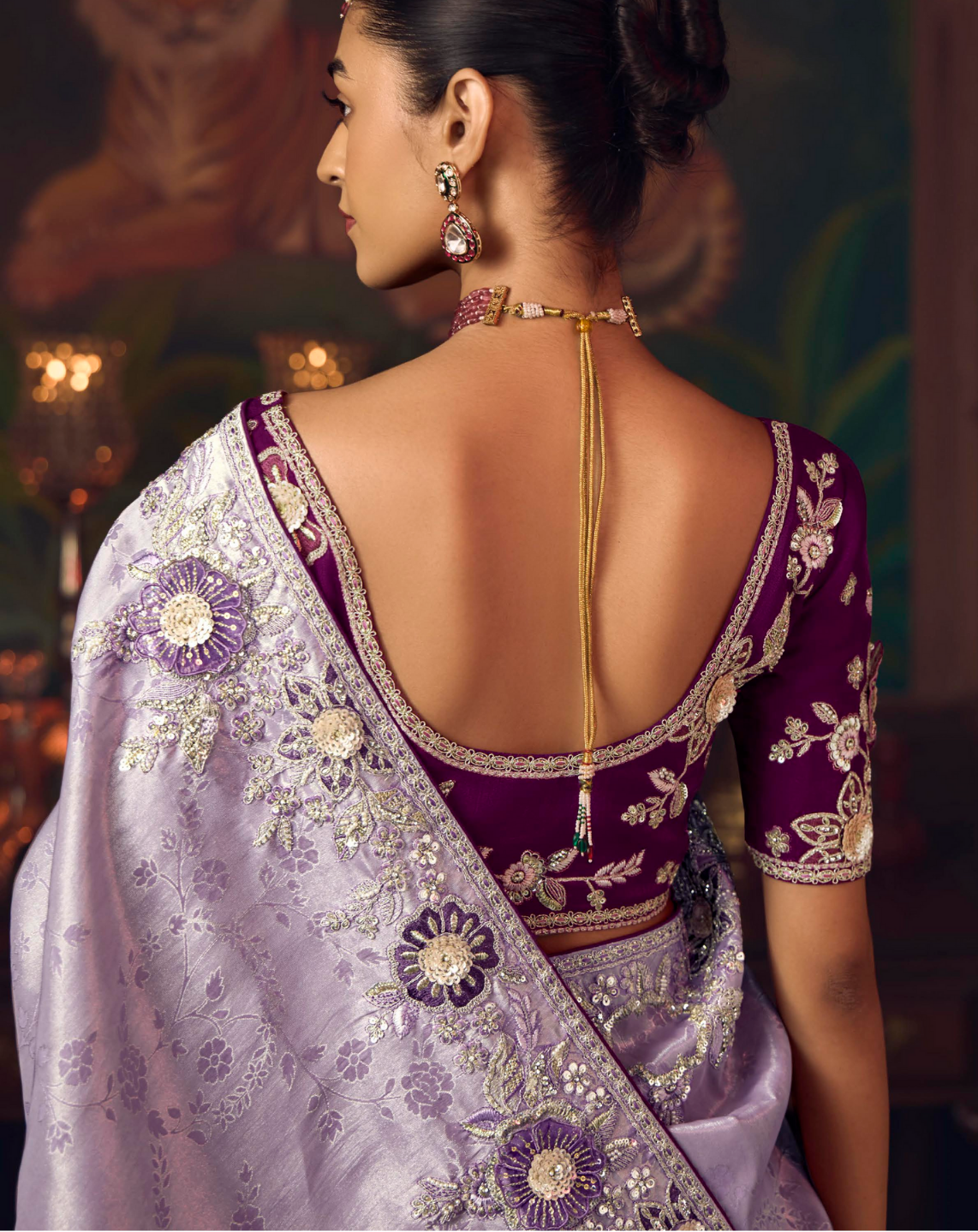 The 'Lavender silk Dream' Saree (SA-469 GS-98)