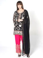 Black fusion Kurti Set
