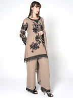 Classic chic nude kurti set