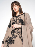 Classic chic nude kurti set