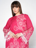 Co-ord Set with Ikat Print Shalwar