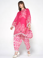 Co-ord Set with Ikat Print Shalwar