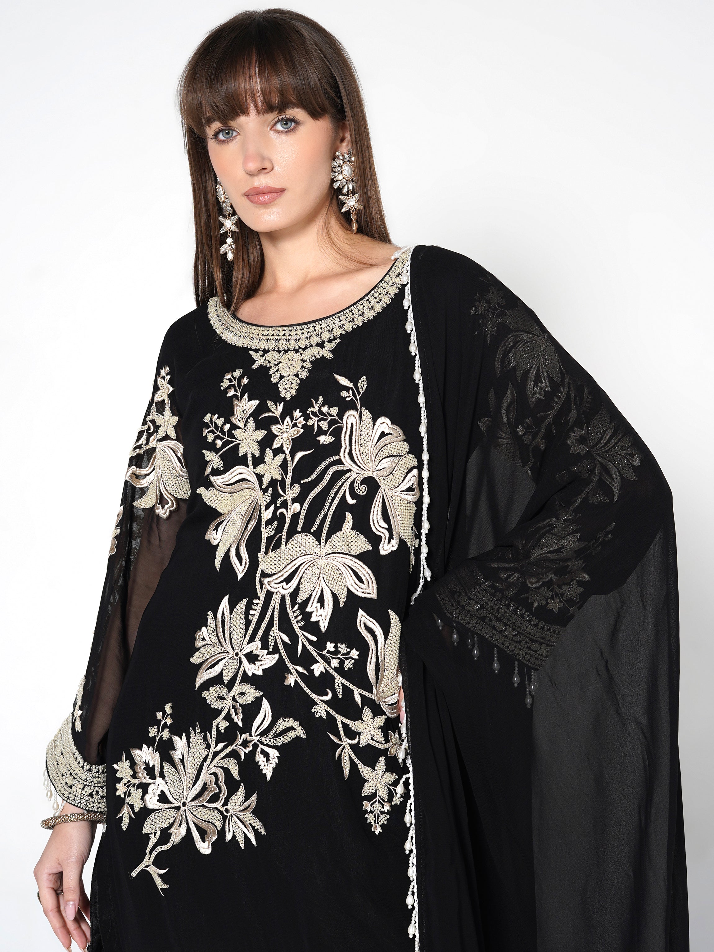 Classic chic nude kurti set