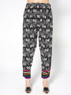 Midnight Flora Kurti & Jogger Set