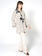 Floral Embroidered Kurti & Trouser