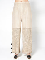 Metallic Tassel-Adorned Co-ord Set