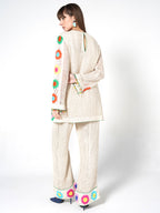 Multicolor Flower Print Kurta & Palazzo Set