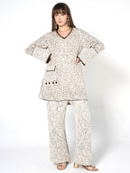 Modern Fusion Kurti & Trouser Set