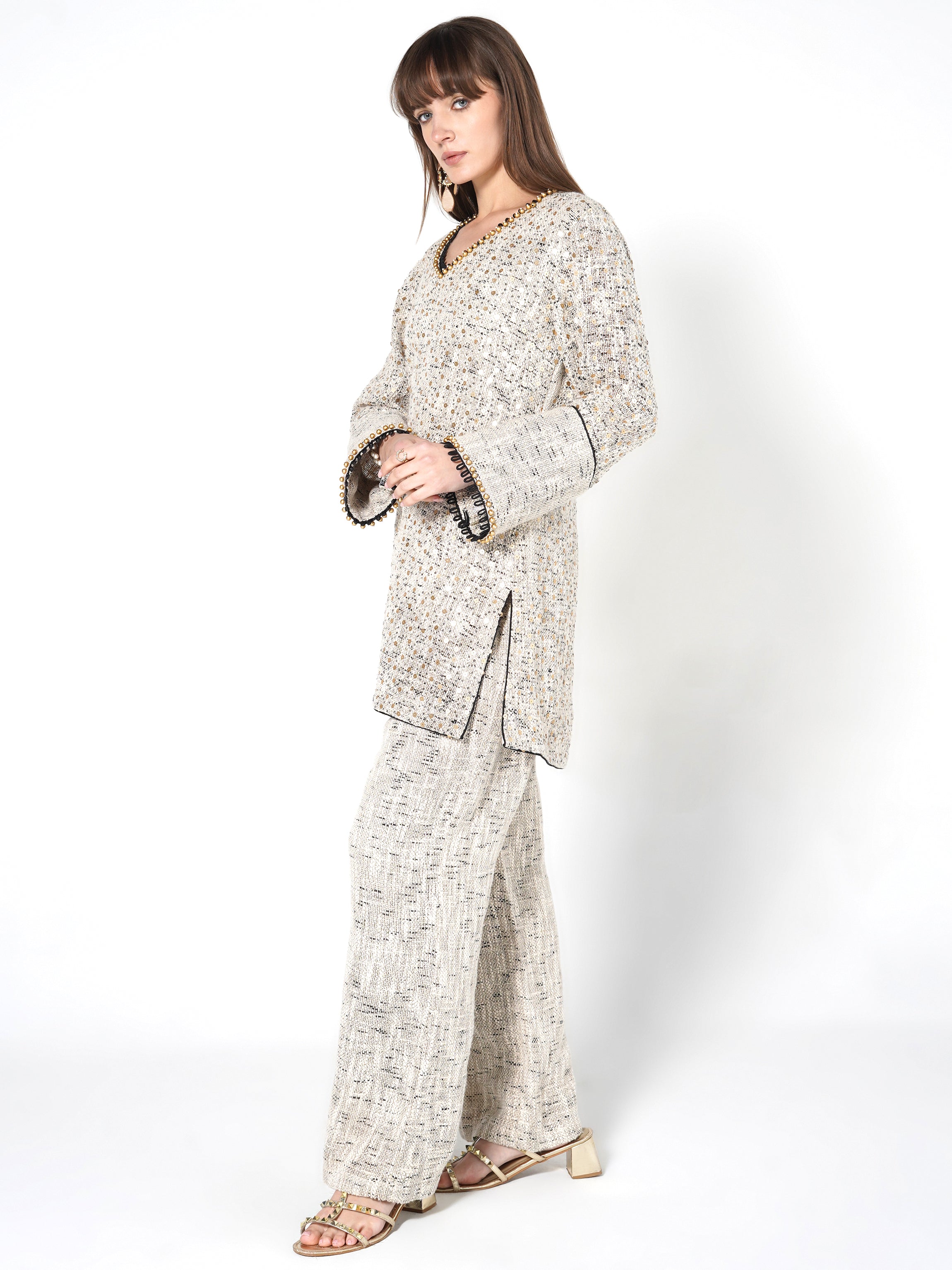 Modern Fusion Kurti & Trouser Set