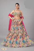 The Carnival Crush Lehenga (2402 M-18)
