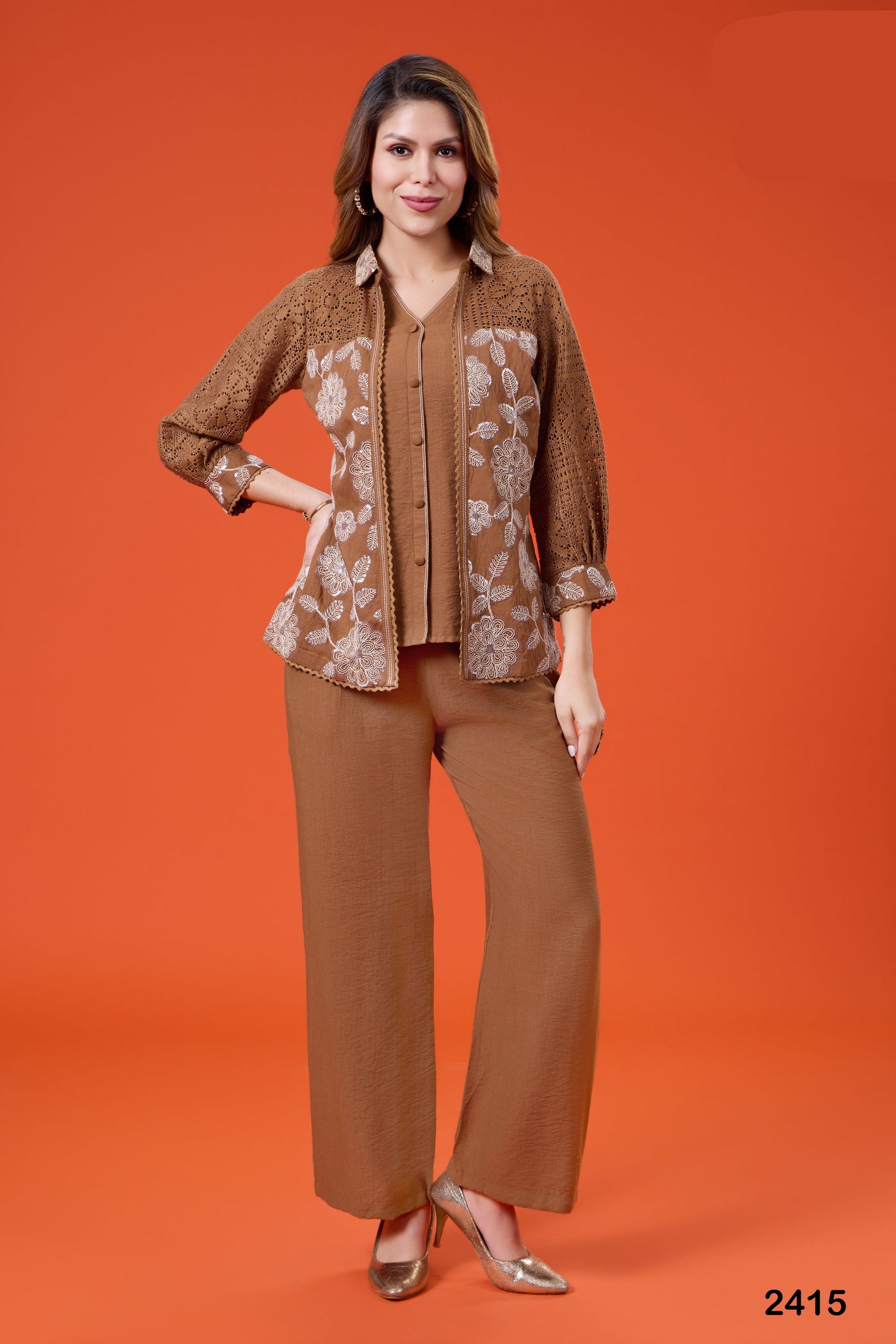 Cord Set: Cinnamon Bloom (2415 M-18)