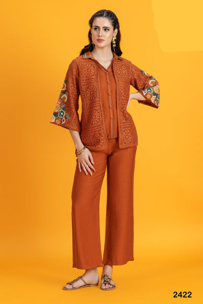 Cord Set: Terra Cotta Trellis (2422 M-18)