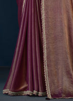 Crepe Satin Silk Saree