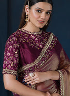 Crepe Satin Silk Saree