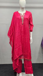 Rani-colored kurti set (25-1942 R-7)