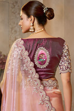 Zari Organza Silk Saree