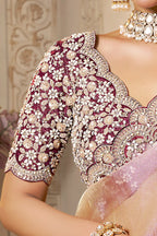 Zari Organza Silk Saree