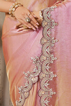 Zari Organza Silk Saree